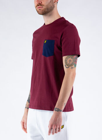 T-SHIRT TASCHINO CONTRASTO, MERLOTNVY, small