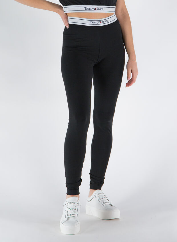 LEGGINGS CON ELASTICO ICONICO, BDS BLK, large