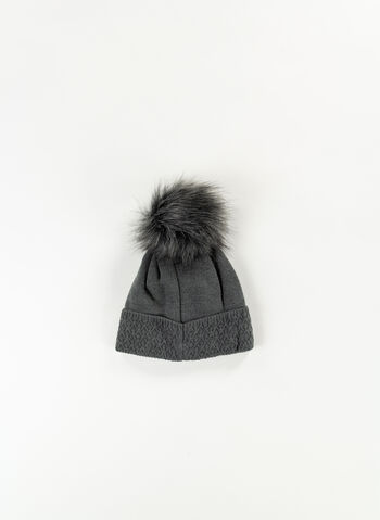 CAPPELLO CON PON PON, DARK GREY, small