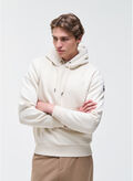 FELPA COTTON HOODIE, 56 PANNA, thumb