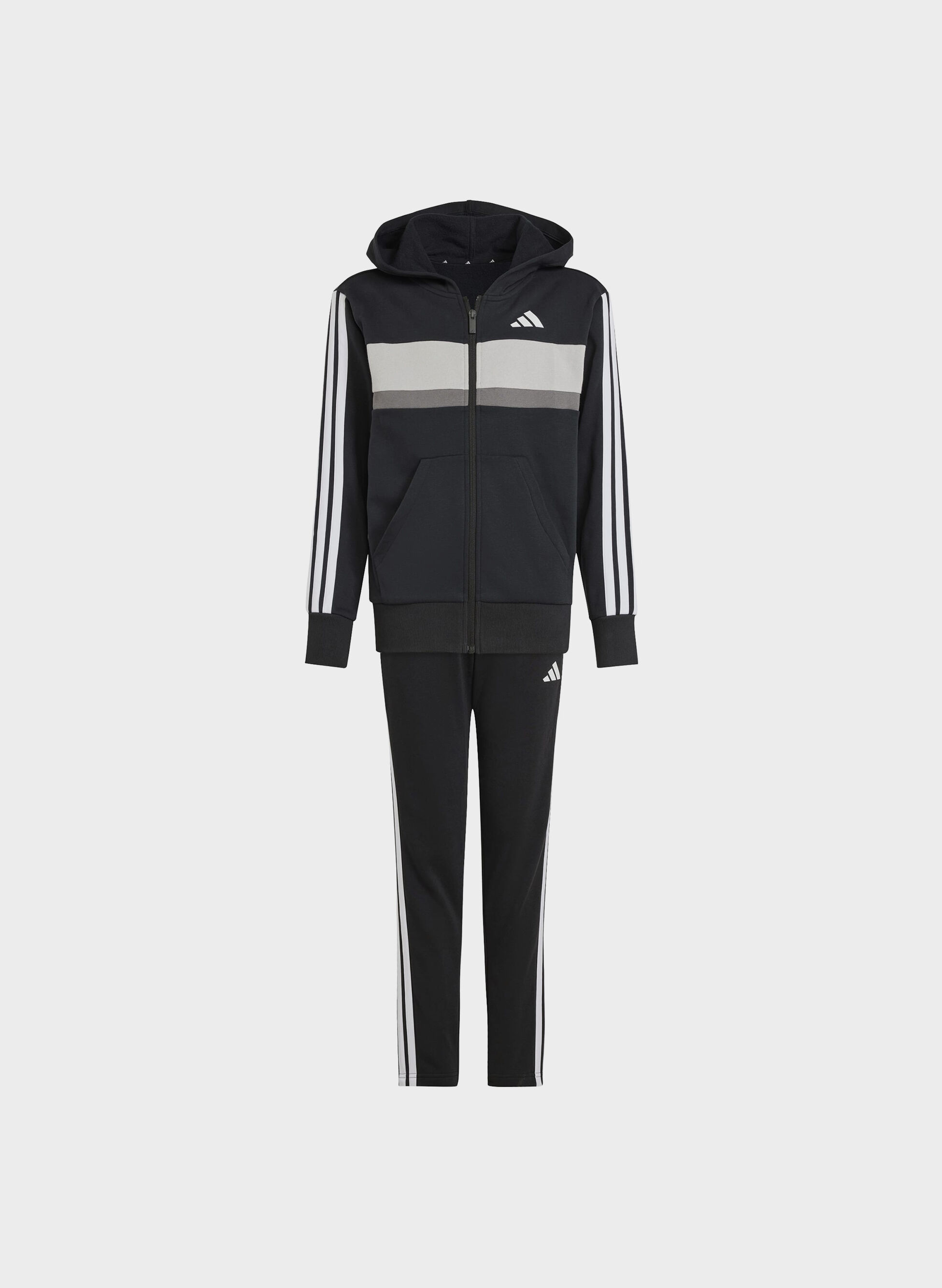 TUTA FULL ZIP FLEECE 3-STRIPES ESSENTIALS TIBERIO JUNIOR