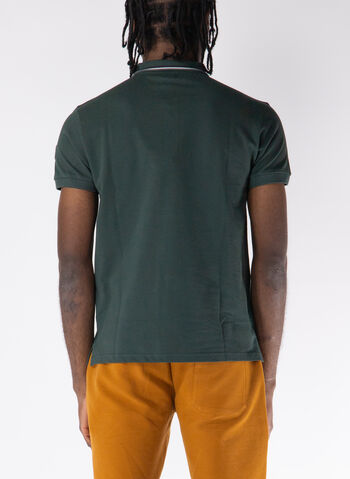 POLO A MANICHE CORTE CON BORDINO IN PIQUET, , small