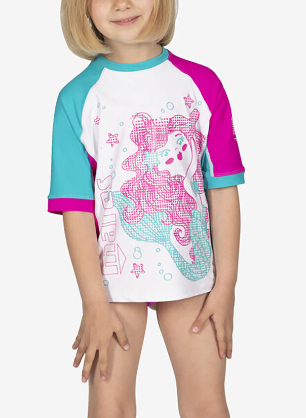 MAGLIA ANTI UV RASHGUARD JUNIOR, LM SIRENETTA, large