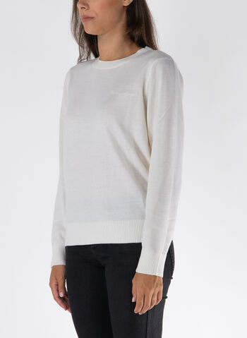 MAGLIONE GIROCOLLO, 1130 WHT, small