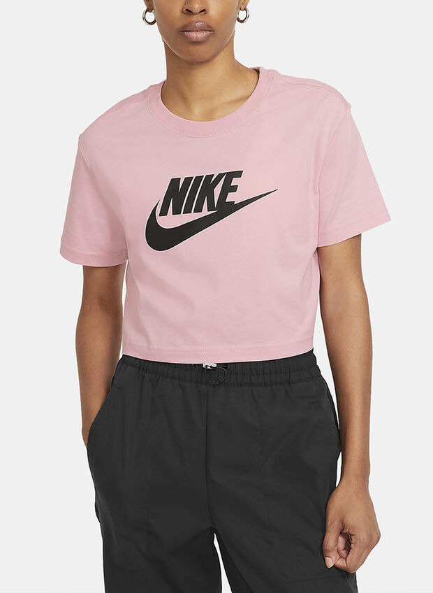 NIKE T-SHIRT CROP FUTURA Rosa Donna | Sport85