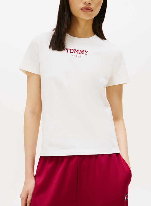 T-SHIRT LOGO STAMPATO, YBL WHT, medium