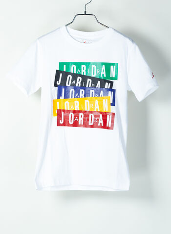 T-SHIRT JORDAN RAGAZZO, 001WHT, small