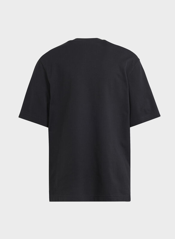 T-SHIRT ICON LOGO RAGAZZO, BLK, medium