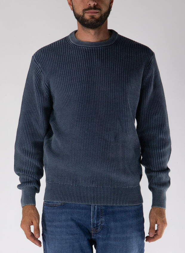 MAGLIONE GIRO COSTA INGLESE, G7V2 NVY, large