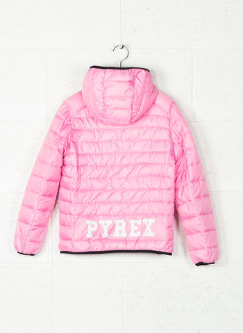 GIUBBOTTO NY LOGO POSTERIORE RAGAZZA, ROSANERO, small