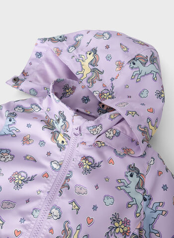 GIUBBOTTO MAXI UNICORN BAMBINA, ORCHID BLOOM ORCHIDEA, small