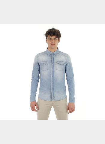 CAMICIA JEANS CANNY CHIARA , B37U STONE, small