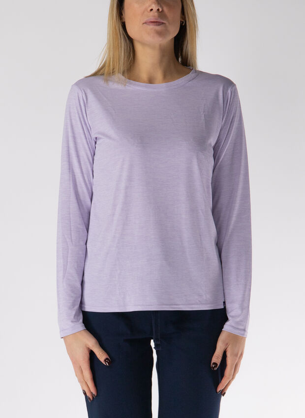 T-SHIRT LONGSLEEVE COOL DAILY TECH, LIGHT PURPLE, large