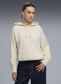 FELPA OVERSIZE CON CAPPUCCIO HER HOODIE, 87 ALPINE SNOW, thumb