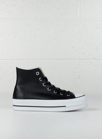 SCARPA CHUCK TAYLOR ALL STAR LIFT LEATHER HIGH TOP, 001 BLKWHT, small