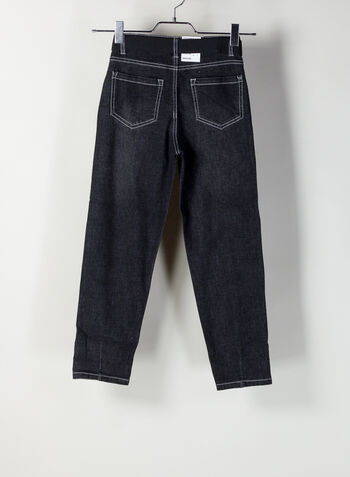 JEANS RANDY MOON FIT RAGAZZA, BLK, small