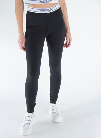 LEGGINGS CON ELASTICO ICONICO, BDS BLK, small