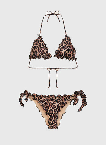 COSTUME BIKINI TRIANGOLO ANIMALIER, X26 ANIMALIER, small