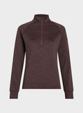 MAGLIA WILONA 1/2 ZIP, 910 BORDO, thumb
