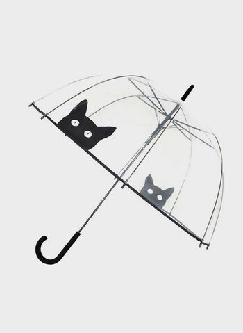 OMBRELLO TRASPARENTE CHAT, NG, small