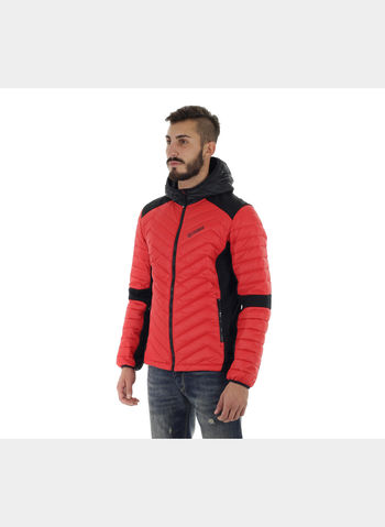 GIACCA A VENTO  IN OVATTA PACKABLE UOMO, 42RED, small