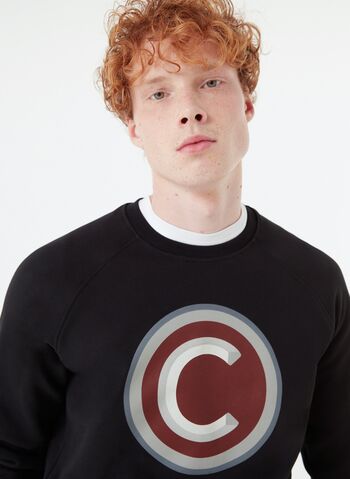 FELPA GIROCOLLO BIG LOGO, 99BLK, small