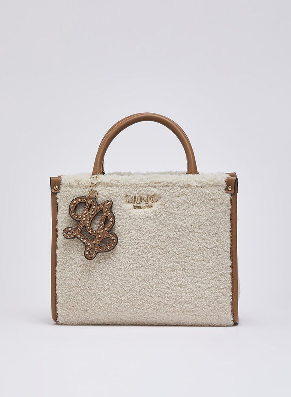 BORSA RIDHI S TOTE TEDDY, X0459 PANNA, medium