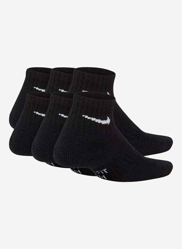 CALZA 6 PAIA ANKLE CUSH JUNIOR, 010 BLK, medium