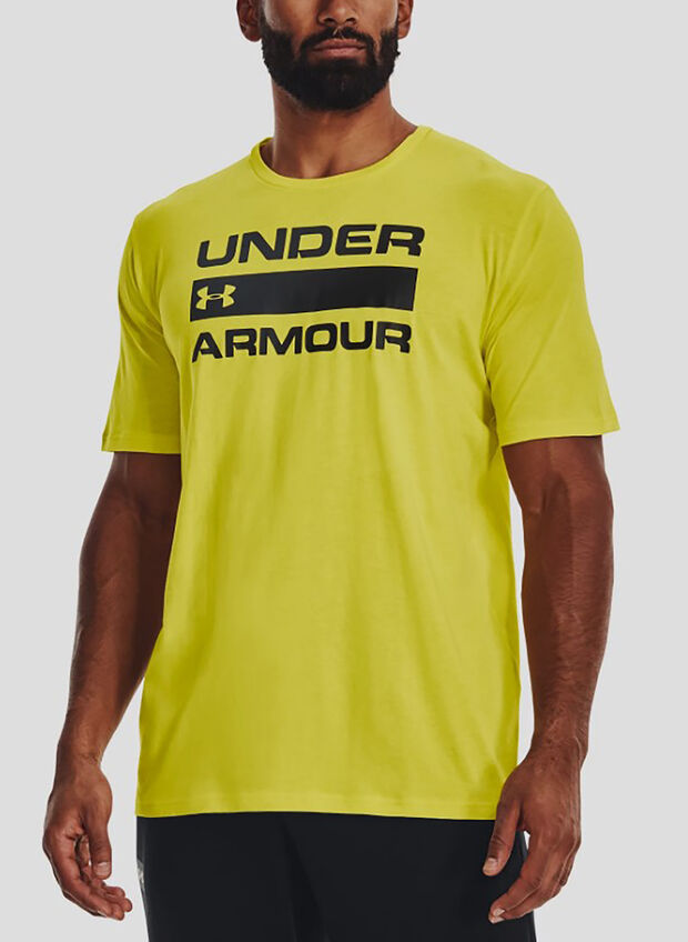 T-SHIRT WORDMARK, 0799 YEL, large