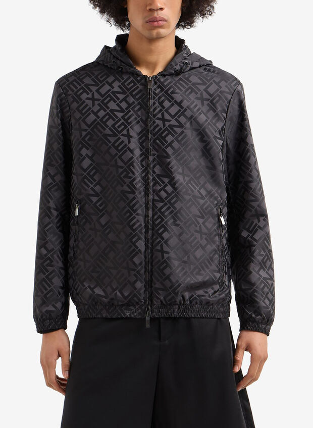 GIUBBOTTO ALLOVER, FC013 BLK, large