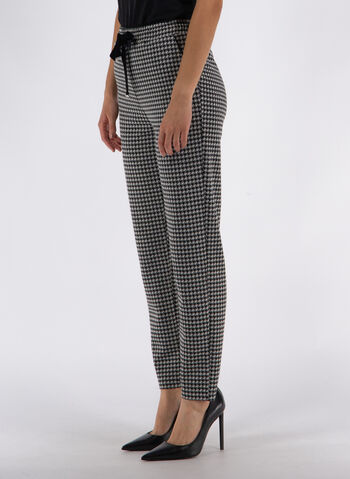 PANTALONE JOGGER IN PIED DE POULE, R52 BLKWHT, small