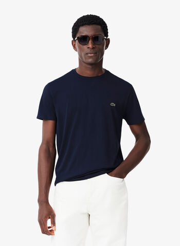 T-SHIRT IN COTONE PIMA, 166 NVY, small