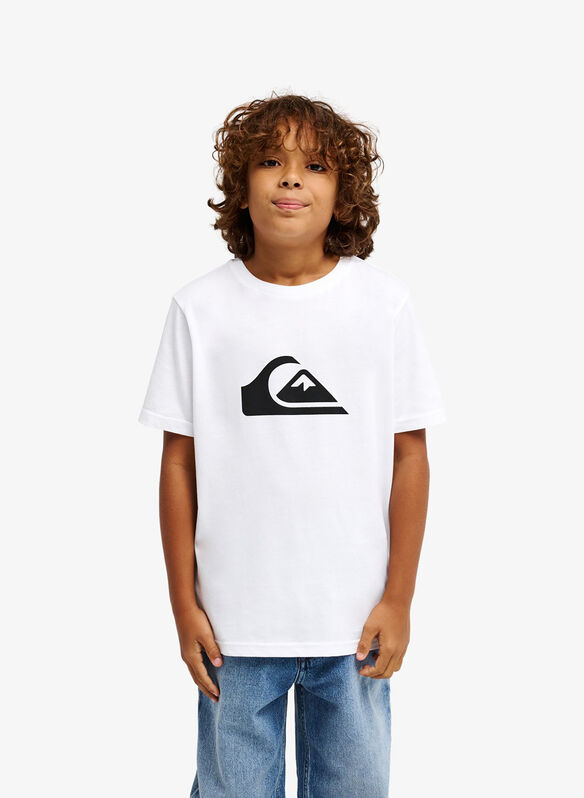 T-SHIRT EV COMP LOGO RAGAZZO, WBB0 WHT, medium