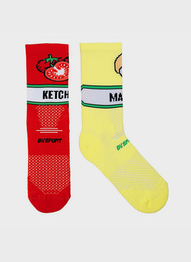 CALZA TRAIL ULTRA KETCHUP MAYO UNISEX, KETCHUP/MAYO, large