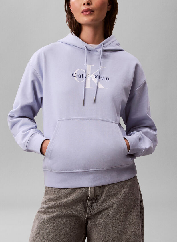FELPA BIG LOGO HOODIE, TKF LILLA, large
