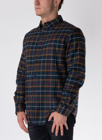 CAMICIA CHECK IN FLANELLA, B68 DARK SAPPHIRE, small