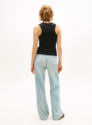 CANOTTA LYCRA LABEL, BDS BLK, small
