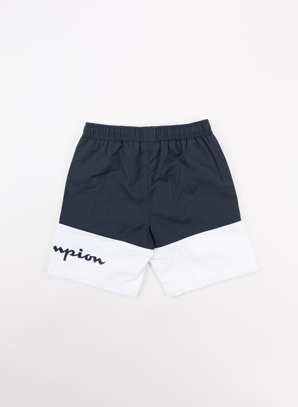 BOXER BEACH BICOLOR RAGAZZO, KK001BLKWHT, medium