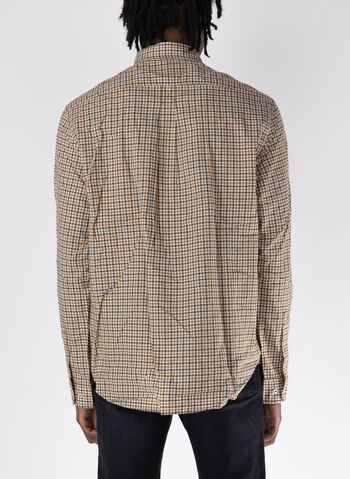 CAMICIA MICRO QUADRI, C68 DARK OLIVE, small