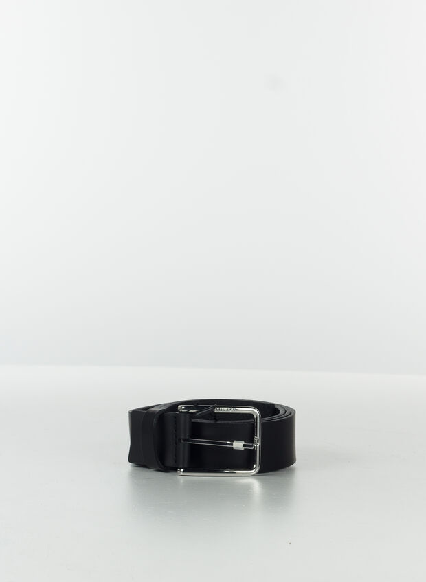 CINTURA IN PELLE, BEH BLK, large