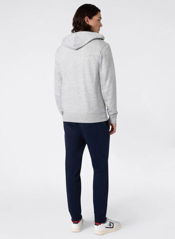 TUTA LEGGERA CON CAPPUCCIO E FULL ZIP, EM021 GREYNVY, small