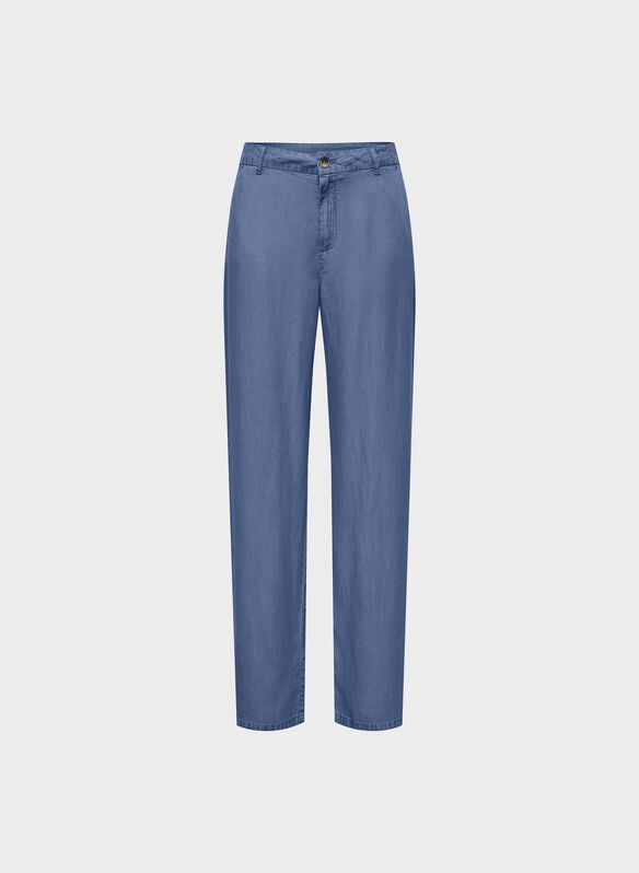 PANTALONE CHARIS CHAMBREY, MEDIUM BLUE DENIM, medium