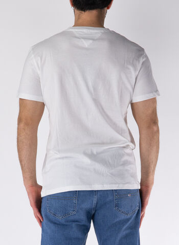 T-SHIRT SLIM LINEAR LOGO, YBL WHT, small