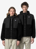 GIUBBOTTO SAMSON ORSETTO FULL ZIP UNISEX, USY BLK, thumb