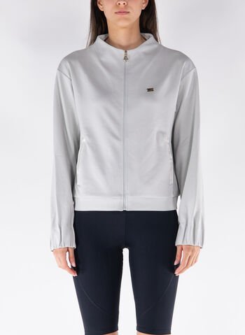 FELPA FULL ZIP PRECIOUS, 1938 GHIACCIO, small