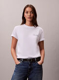 T-SHIRT CLASSICA CON LOGO GRAFICO, YAA WHT, thumb