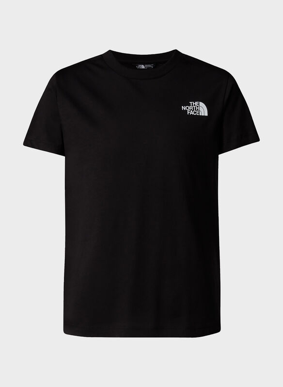 T-SHIRT BOX LOGO POSTERIORE RAGAZZO, - BLK, medium
