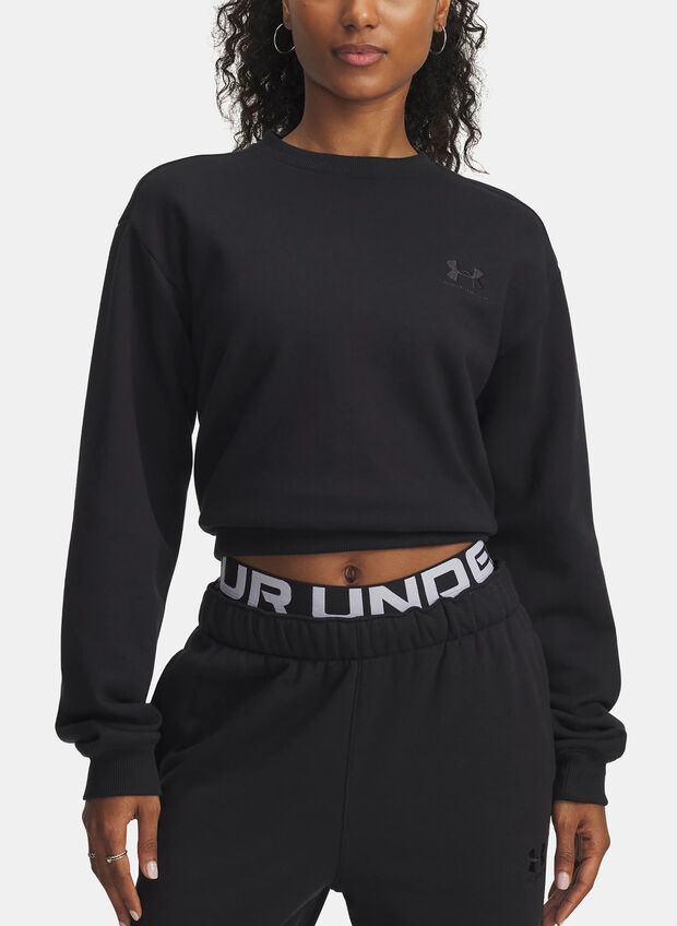 FELPA GIROCOLLO ICON VIDA FLEECE, 0004 BLK, large