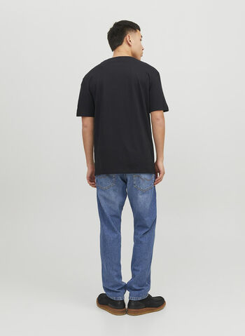 T-SHIRT SHORTSLEEVE LETTERING LOGO, BLACK, small