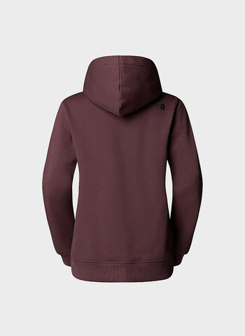 FELPA HOODIE DREW PEAK, BORDEAUX, small